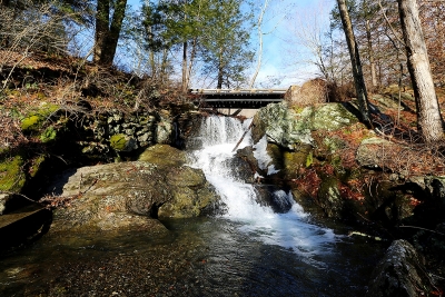 Waterfall gushes as Spring time draws near in the WOA Dover property